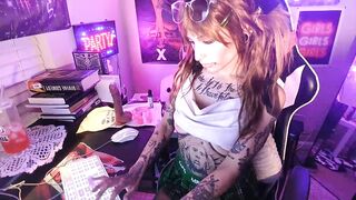 Watch BashXbunny Cam Porn Video [Myfreecams] - blowjobs, dildos, toys, goth, young