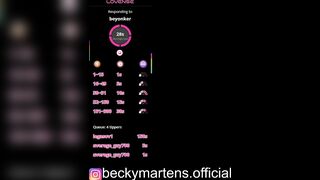 beckymartens Hot Porn Video [Chaturbate] - feel, kinky, pussyplay, dominatrix, newmodel