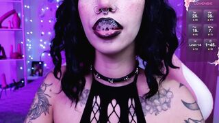 leylanoir_02 Leaked Porn Video [Chaturbate] - saliva, feet, deepthroat, skinny, goth