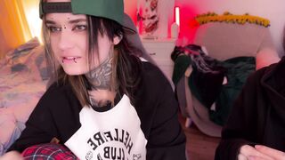 Watch ripper_66 Best Porn Video [Chaturbate] - tease, tattoo, shy, smalltits, goth