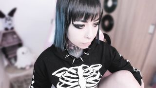 nikkiramone Leaked Porn Video [Chaturbate] - tattoo, shy, smalltits, goth, bigpussylips