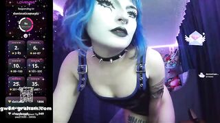 gwengraham Hot Porn Video [Chaturbate] - femdom, goddess, goth, latex, petite