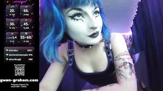 gwengraham Hot Porn Video [Chaturbate] - femdom, goddess, goth, latex, petite