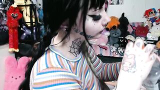 Watch tattedthickandpretty Best Porn Video [Chaturbate] - feet, bigass, anal, tattoos, goth