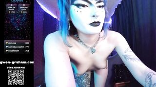 gwengraham Best Porn Video [Chaturbate] - femdom, goddess, goth, latex, petite