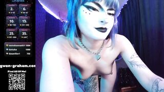 gwengraham Best Porn Video [Chaturbate] - femdom, goddess, goth, latex, petite