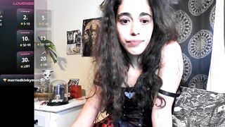 Watch Ladygothic Cam Porn Video [Myfreecams] - smile, funny, brunette, beautiful, small tits