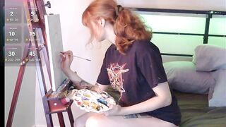 AshTheNymph New Porn Video [Myfreecams] - paint, smoke, teasing, sensual, tiny