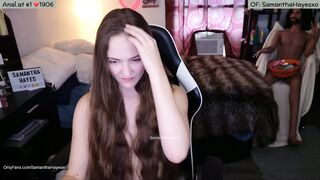 SamanthaHayes Top Porn Video [Myfreecams] - oil, long hair, pale skin, american, petite