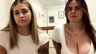 Watch Sexyyduoxx New Porn Video [Stripchat] - shower, cock-rating, big-ass-white, girls, topless-white