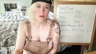 PurrtyMetal Top Porn Video [Myfreecams] - sexy, dildo, Bush, Side Shave, Tattoos