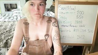 PurrtyMetal Top Porn Video [Myfreecams] - sexy, dildo, Bush, Side Shave, Tattoos