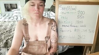 PurrtyMetal Top Porn Video [Myfreecams] - sexy, dildo, Bush, Side Shave, Tattoos