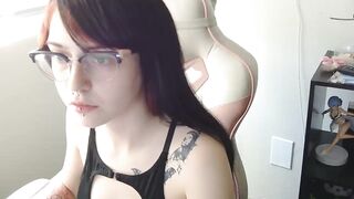 KreamyKittie Best Porn Video [Myfreecams] - sexy, anime, RolePlay, black hair, Goth