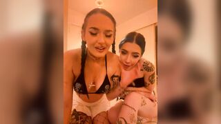 badgirllilli Top Porn Video [Stripchat] - girls, striptease, lesbians, big-tits-white, black-hair