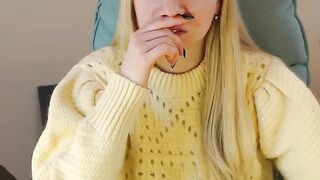 Miss_Sylvia Top Porn Video [Myfreecams] - smoking, smoke, striptease, blonde, feet