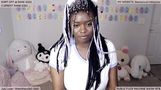 NikkyNyxx New Porn Video [Myfreecams] - Cute, Ebony, Writer, Sarcastic, Spanking