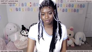 NikkyNyxx New Porn Video [Myfreecams] - Cute, Ebony, Writer, Sarcastic, Spanking