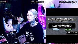 Watch TATTOOBAMBI Hot Porn Video [Myfreecams] - smoking, goth, alt, canadian, pvt