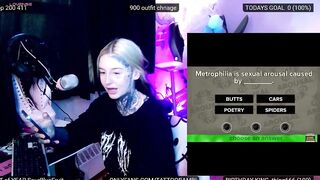 Watch TATTOOBAMBI Hot Porn Video [Myfreecams] - smoking, goth, alt, canadian, pvt