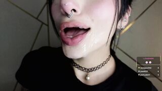 Watch hollyxx_ HD Porn Video [Chaturbate] - saliva, sloppy, deepthroat, spit, messy