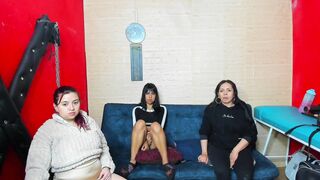 Watch TriLesbian Cam Porn Video [Stripchat] - strapon, masturbation, leather, squirt, latin-foot-fetish