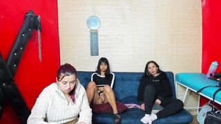 Watch TriLesbian Cam Porn Video [Stripchat] - strapon, masturbation, leather, squirt, latin-foot-fetish