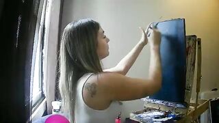 HolliBudzOG New Porn Video [Myfreecams] - blonde, blue eyes, painter, alternative, fun