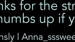 Watch anna_ssweety Hot Porn Video [Chaturbate] - new, feet, shy, 18, teen