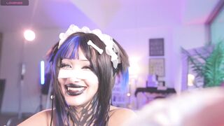 goth_dolll New Porn Video [Chaturbate] - tattoo, mistress, skinny, goth, cute