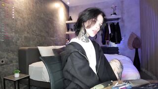 uwu_eva Leaked Porn Video [Chaturbate] - tattoo, domi, skinny, goth, teen