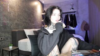 uwu_eva Leaked Porn Video [Chaturbate] - tattoo, domi, skinny, goth, teen