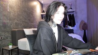 uwu_eva Leaked Porn Video [Chaturbate] - tattoo, domi, skinny, goth, teen