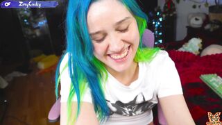 Watch ziny_cosky New Porn Video [Chaturbate] - dirtytalk, lovense, bluehair, dildoplay