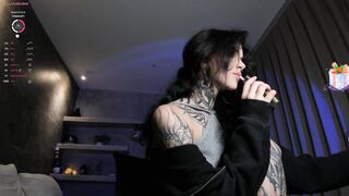 uwu_eva Cam Porn Video [Chaturbate] - tattoo, domi, skinny, goth, teen